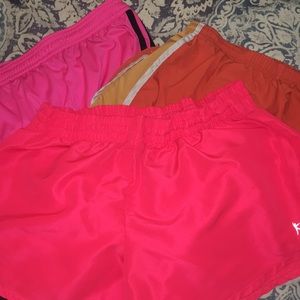 3 pairs of athletic shorts